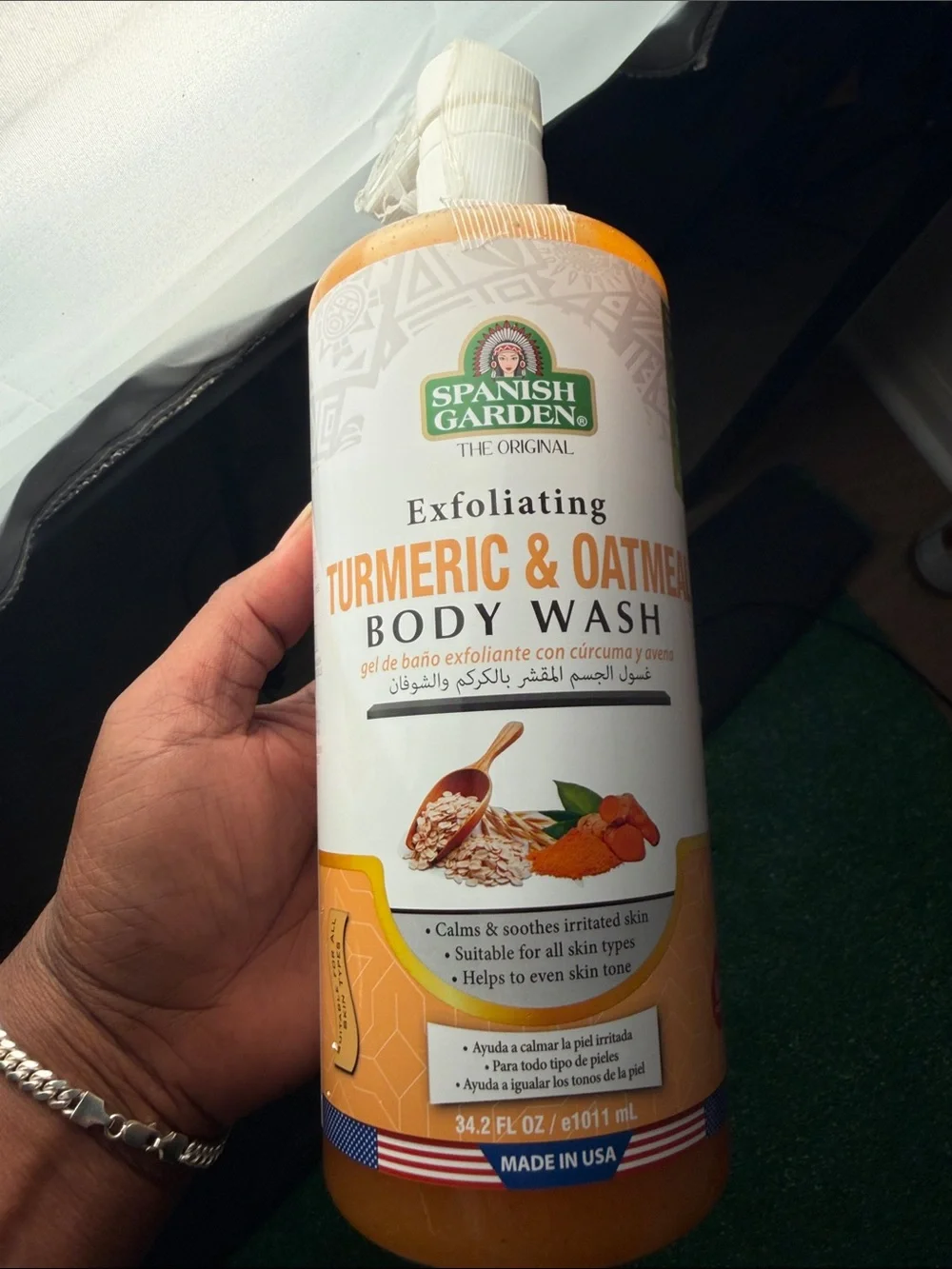 Exfoliating Turmeric & Oatmeal Body Wash — Orange